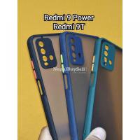 Redmi 9 Power & Redmi 9T Matte Translucent Back Cover with Camera Protection