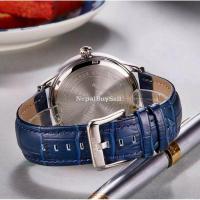 Reward blue learher automatic watch for men