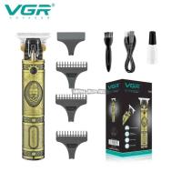 VGR Hair Trimmer for Barber Men Detail Electric Hair Clipper Electric Razor Edge Finishing Machine H